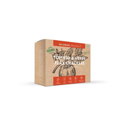 Nourish Organics: Tomato & Herbs Flax Crackers