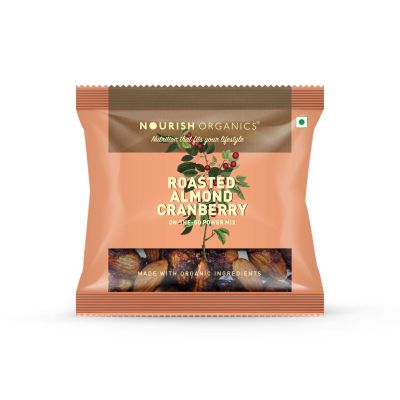Nourish Organics: Roasted Almond Cranberry - 140gms