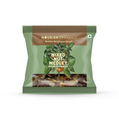 Nourish Organics: Mixed Nut Medley - 140gms