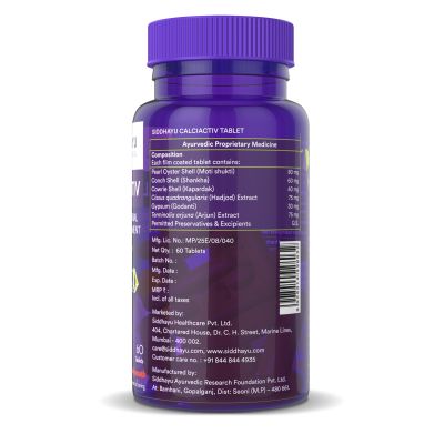 Siddhayu: Calciactiv For Bone Health - 60 tabs