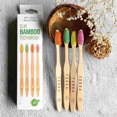 Terrabrush: Slim Bamboo Toothbrushes