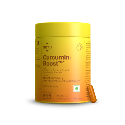SETU: Curcumin: Boost Effervescent - 30 Orange Effervescent Tablets