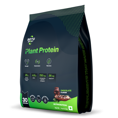 SETU: Setu Sport: Plant Protein - Vegan Protein Powder For Daily Fitness - 1100 gm