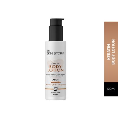 The Skin Story: Keratin Body Lotion , Smart Technology , UV Protection - 100 ml