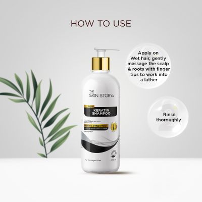 The Skin Story: Sulfate Free Keratin Shampoo - For Damaged Hair - 450ml