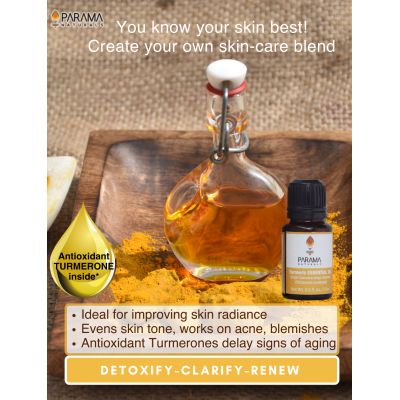 Parama Naturals: Turmeric Essential Oil - 15 ml