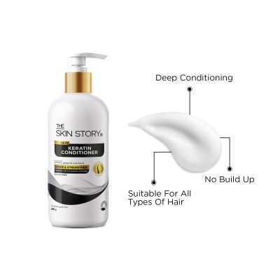 The Skin Story: Keratin Conditioner - For Damaged Hair - 250gm
