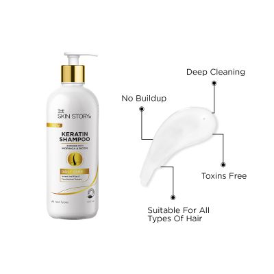 The Skin Story: Keratin Shampoo - Daily Care - 450ml
