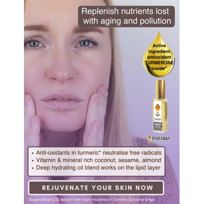 Parama Naturals: Lavender-Turmeric Overnight Face Oil