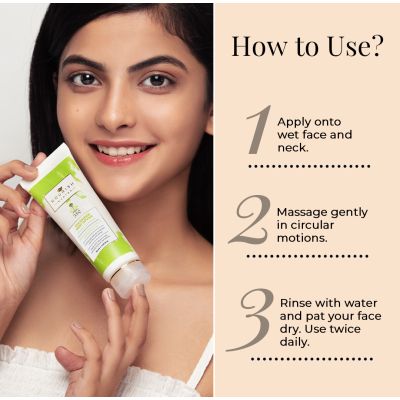 Nourish Mantra: Cucumber Mint Upvan Facial Cleanser - 70gm
