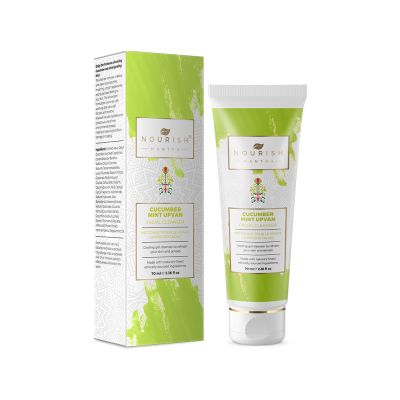 Nourish Mantra: Cucumber Mint Upvan Facial Cleanser - 70gm