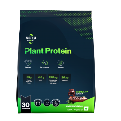 SETU: Setu Sport: Plant Protein - Vegan Protein Powder For Daily Fitness - 1100 gm