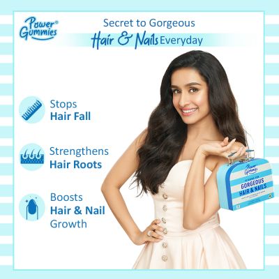 Power Gummies: Hair & Nail Vitamins with Biotin - 120 Gummies