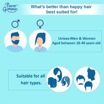 Power Gummies: Hair & Nail Vitamins with Biotin - 120 Gummies