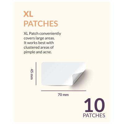 Priveda: Spot clearing Patch, Hydrocolloid Large Acne Pimple Patch Spot Treatment - 10 Patches