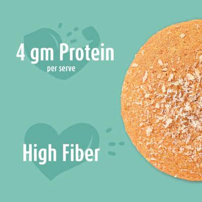 Gladful: Coconut Protein Cookies for kids and families Cookies - 80 g x 4