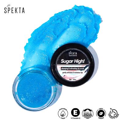 Spekta Cosmetics: Sugar High Plumping Lip & Refreshing Lip Scrub - 10gm