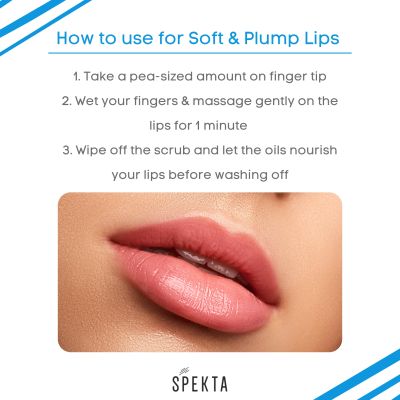 Spekta Cosmetics: Sugar High Plumping Lip & Refreshing Lip Scrub - 10gm
