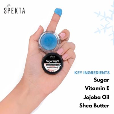 Spekta Cosmetics: Sugar High Plumping Lip & Refreshing Lip Scrub - 10gm