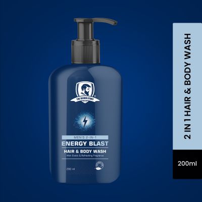 The Beard Story: Mens 2-in-1 Energy Blast , Hair & Body Wash - 200 ml