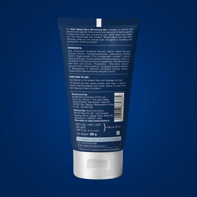 The Beard Story: After Shave Pore Minimizing Gel, Extra Soothing , No Burning & No Alcohol - 50 gm