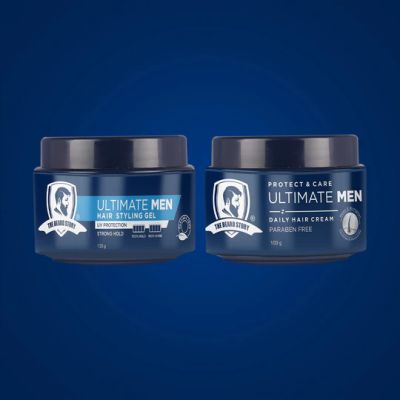 The Beard Story: Hair Styling Pack ( Hair Cream & Hair Styling Gel )