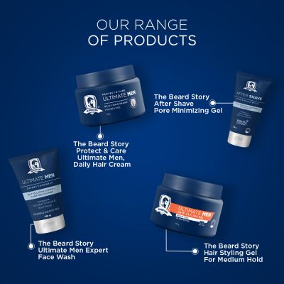 The Beard Story: Mens 2-in-1 Energy Blast , Hair & Body Wash - 200 ml