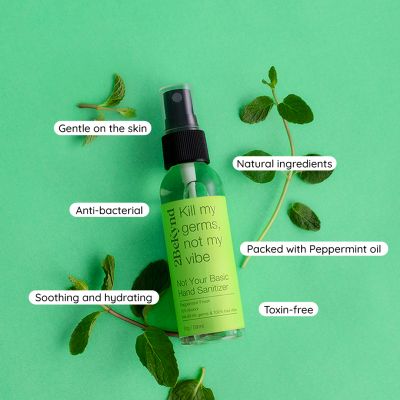 2BeKynd: Gentle and moisturizing hand sanitizer, Anti-Bacterial, hydrating, Peppermint Fresh and Soothing Lavender (Pack of 10)