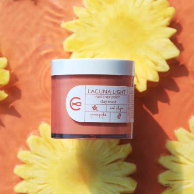 Lacuna Light: Brightening & Exfoliating Clay Mask with Glycolic Acid- 100 gm