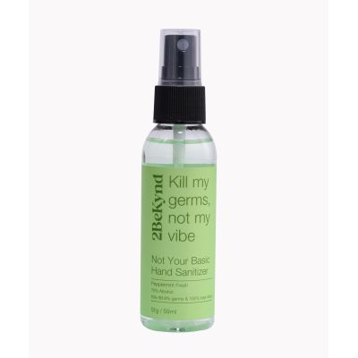 2BeKynd: Gentle and moisturizing hand sanitizer, Anti-Bacterial, hydrating, Peppermint Fresh and Soothing Lavender (Pack of 10)
