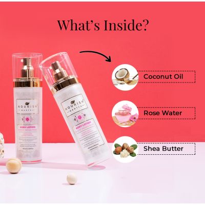 Nourish Mantra: Mystic Indian Rose Body Lotion - 100 ml