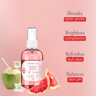 Lacuna Light: Rose Water Hydrating Toner with Niacinamide, Alcohol Free Mist- 100 ml