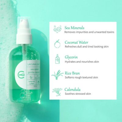 Lacuna Light: Sea Splash Refreshing Face Wash with Coconut Water & Glycerin - 100 ml