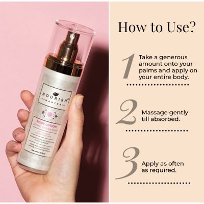 Nourish Mantra: Mystic Indian Rose Body Lotion - 100 ml