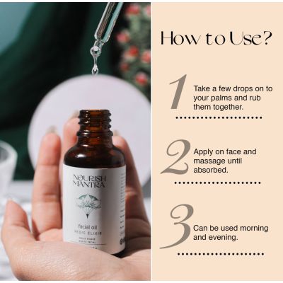 Nourish Mantra: Vedic Elixir 8-in-1 Rejuvinating Facial Oil- 30 ml
