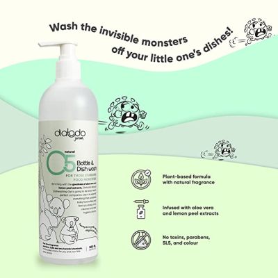 Diatodo: Natural Plant Based Bottle & Dish wash gel - 500 ml