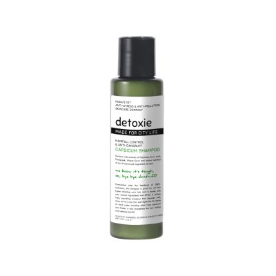 Detoxie: Anti-Dandruff & Flake Relief Capsicum Shampoo - 100 ml