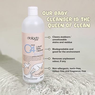 Diatodo: Baby Natural Plant Based Liquid Cleanser - 500 ml