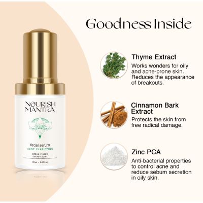 Nourish Mantra: Acne Clarifying Serum- 20 ml