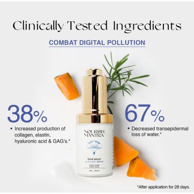 Nourish Mantra: Bluelight Repair Serum- 20 ml