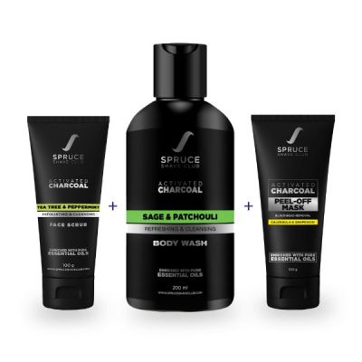 Spruce Shave Club: Charcoal Edit For Clear Skin