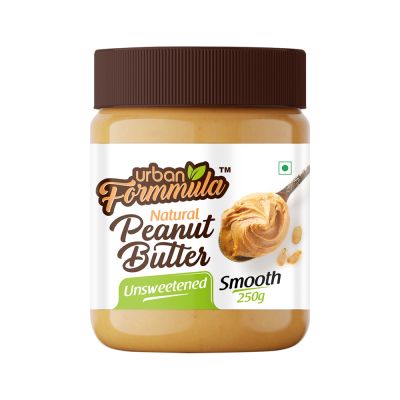 Urban Formmula: Unsweetened Peanut Butter Smooth - 250 gm