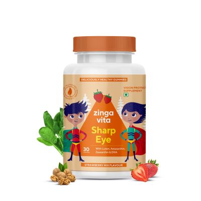 Zingavita: Sharp Eye Multivitamin Gummies for Kids with essential eye vitamins - 30 Gummies