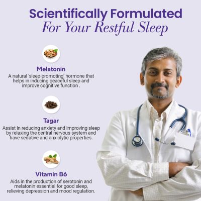 Zingavita: High Strength Melatonin Tablets for Restful Sleep and Relaxed Mind - 60 tablets