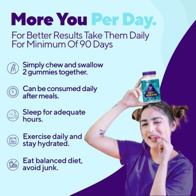 Zingavita: Skin and Hair Multivitamin Gummies for Women - 30 Gummies