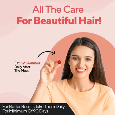 Zingavita: Biotin Hair Gummies for Women Sugar Free Hair Wellness Gummy - 60 Gummies