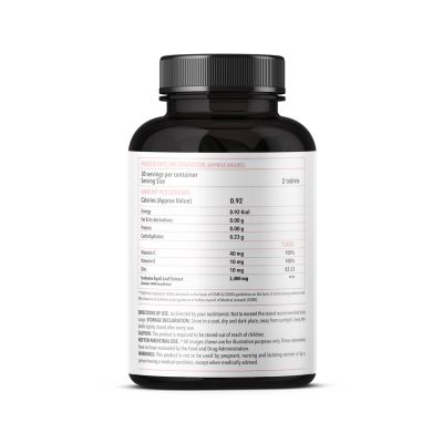 Zingavita: Plant Based Biotin Tablets from Natural Sesbania Agati Leaf Extract - 60 Tablets