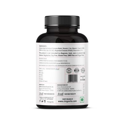 Zingavita: Plant Based Biotin Tablets from Natural Sesbania Agati Leaf Extract - 60 Tablets