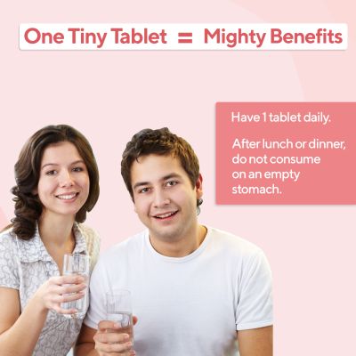 Zingavita: Plant Based Biotin Tablets from Natural Sesbania Agati Leaf Extract - 60 Tablets