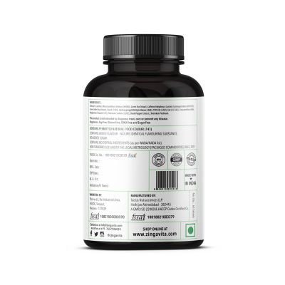 Zingavita: Burn Max Weight Management Tablets with Garcinia Cambogia - 60 Tablets